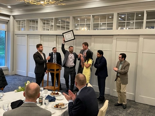 Faculty members receiving a teaching award