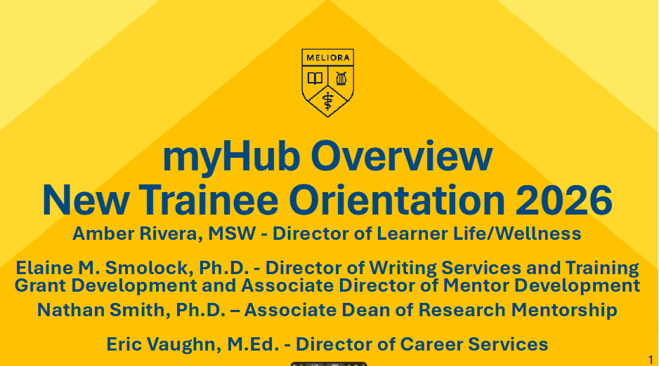 thumbnail myHub ppt slides