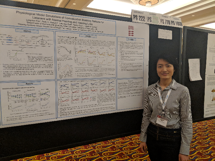 Langchen (Elsie) Fan, PhD Candidate - BME, at her poster