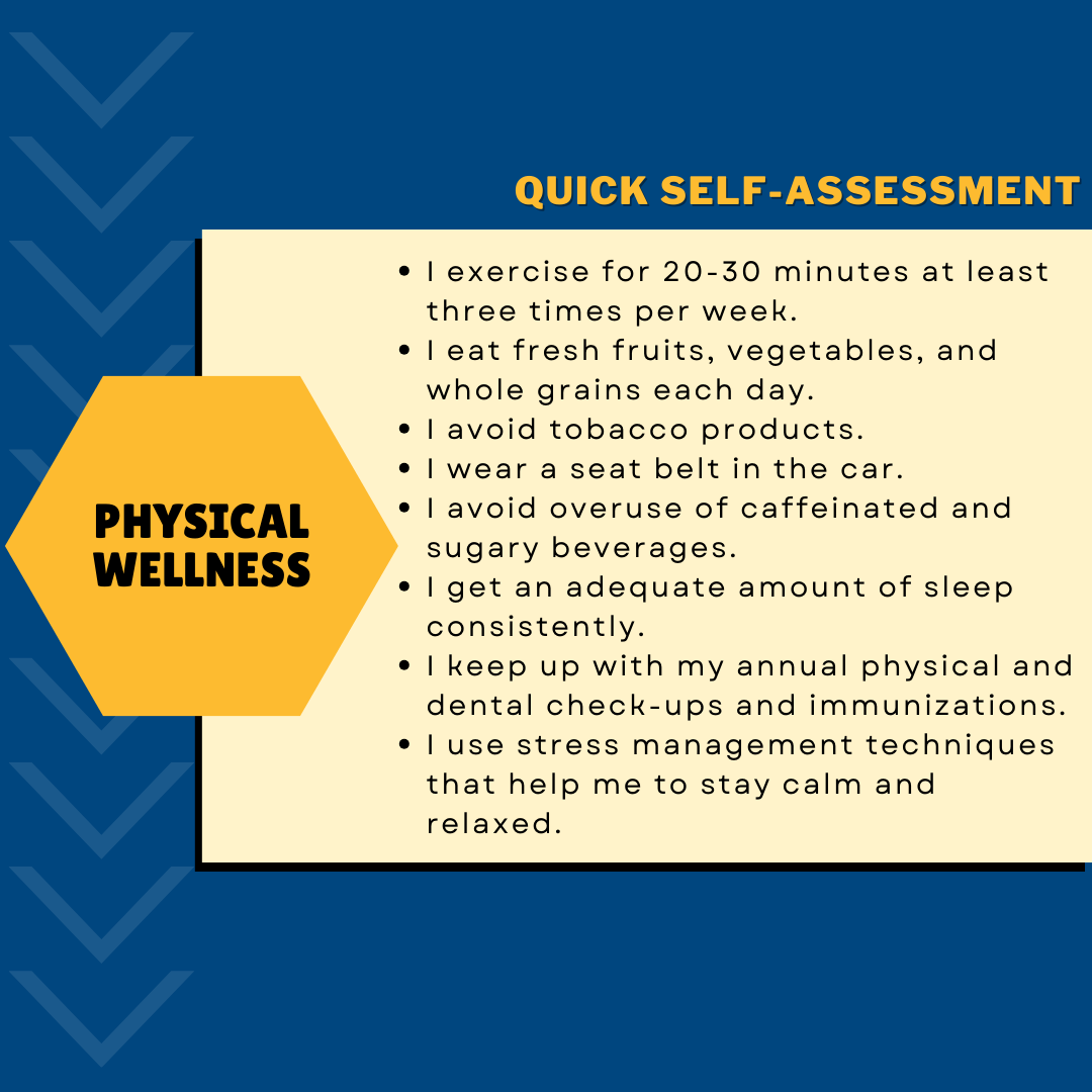 Physical Wellness Self Assessment