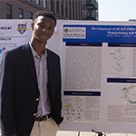 Matthew-Auguste with poster