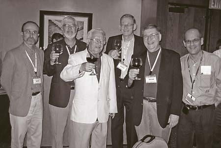 Black & White photo of Department founding faculty