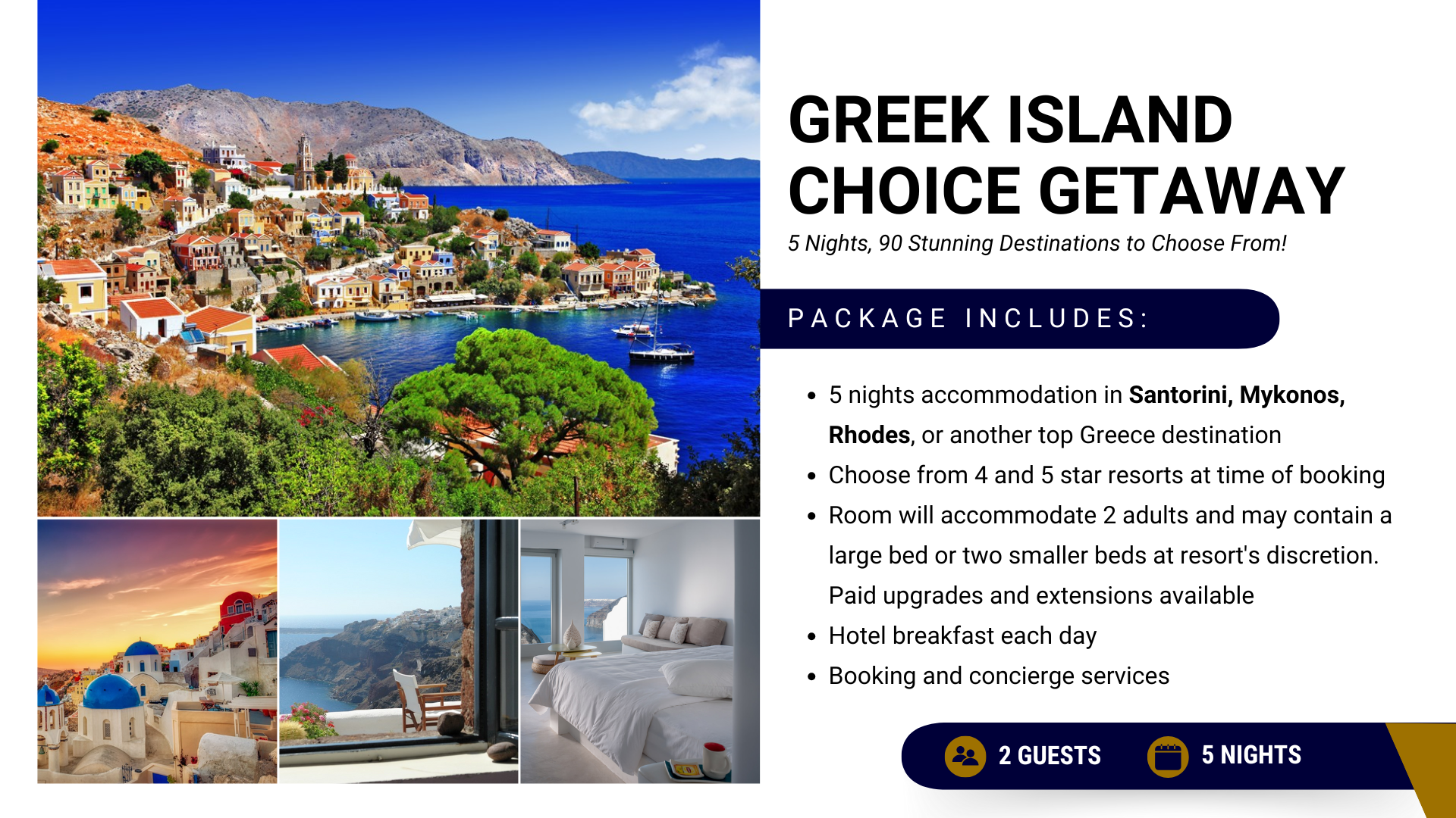 Travel Promotion of Greek Island Trip