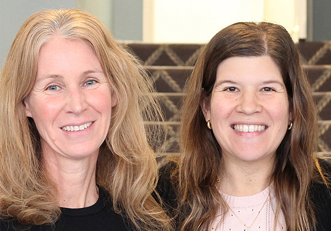 Zoe Williams and Natalie Brossard group photo