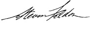 Steven Feldon, MD signature