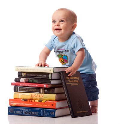 Cute Kid with Books