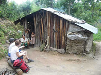 Global Health - A typical wood house