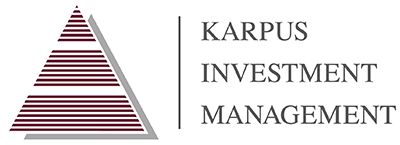 Karpus Investment Management logo, Triangle with red lines