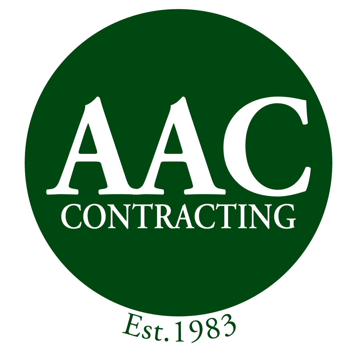 AAC Contractimg. Est. 1983 logo