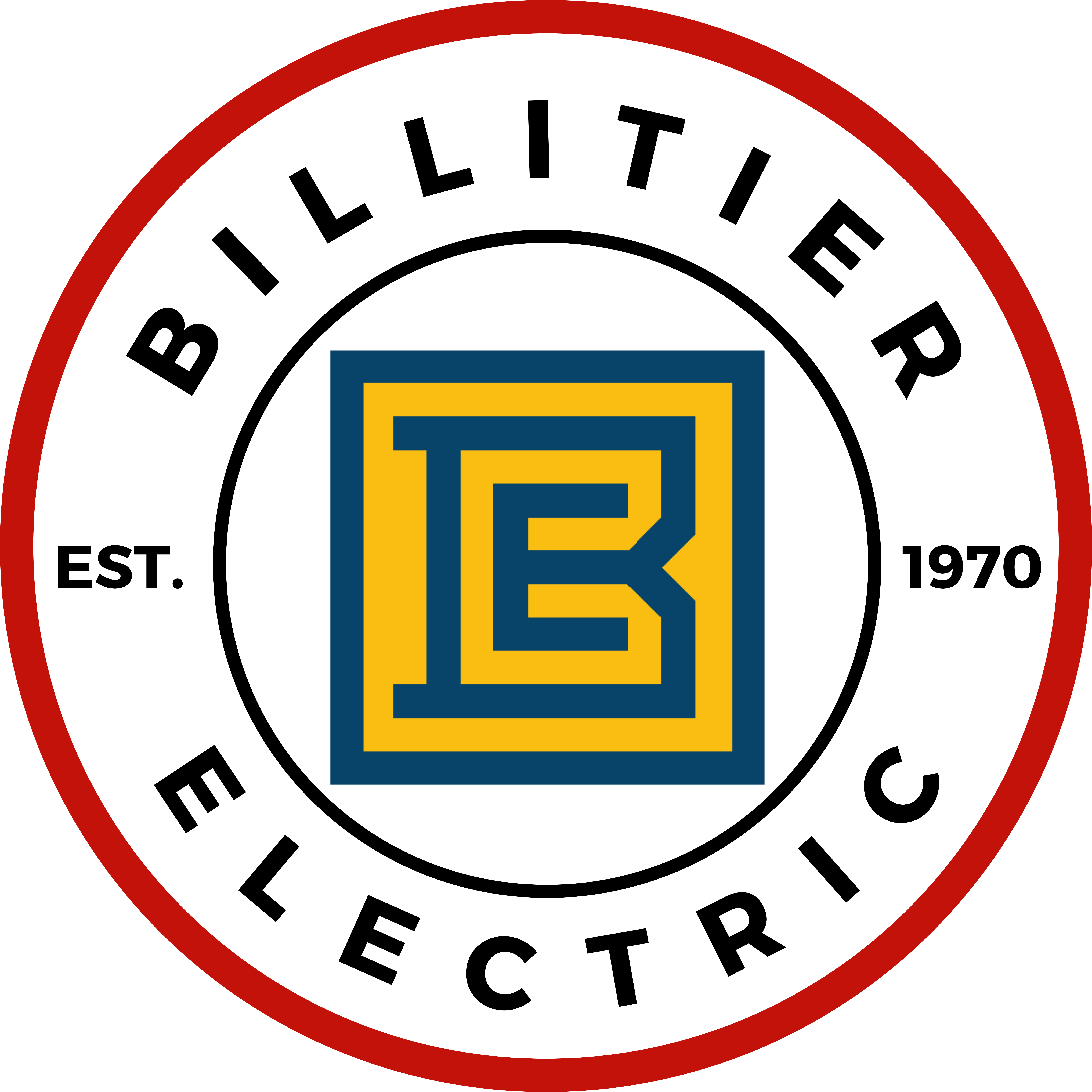 Billitier Electric est. 1970 logo