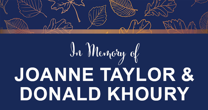 Joanne Taylor & Donald Khoury