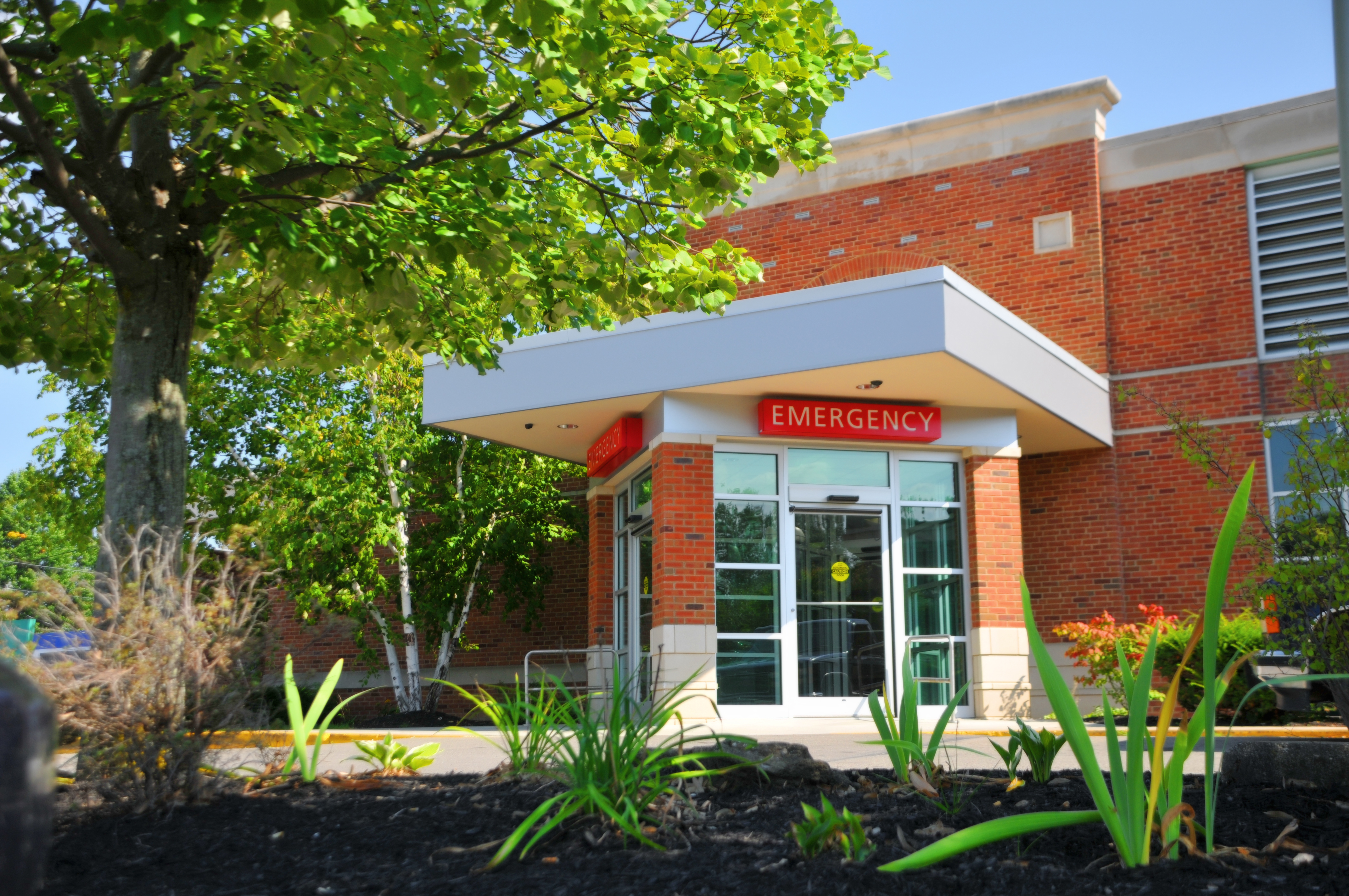Exterior photo of Emergency Room Entrance