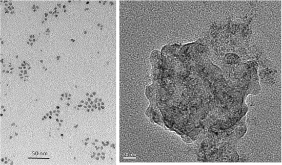 Photo of nanoparticles