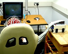 Photo of EEG booth