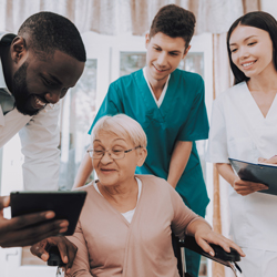 doctor with patient photo