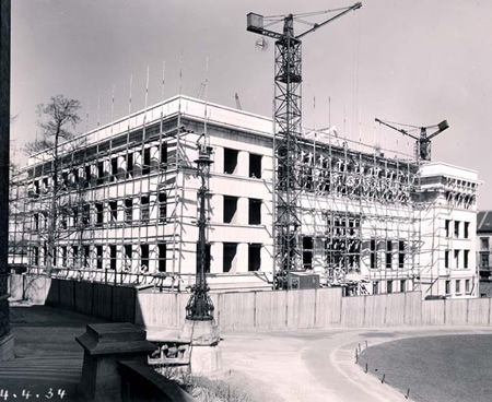 The Eastman Dental Clinic in Brussels being built