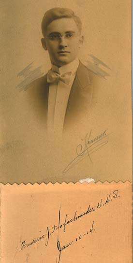 Signed portrait of Hofschneider