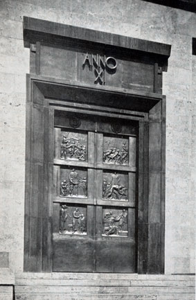 Bronze Doors at Eastman Dental Rome