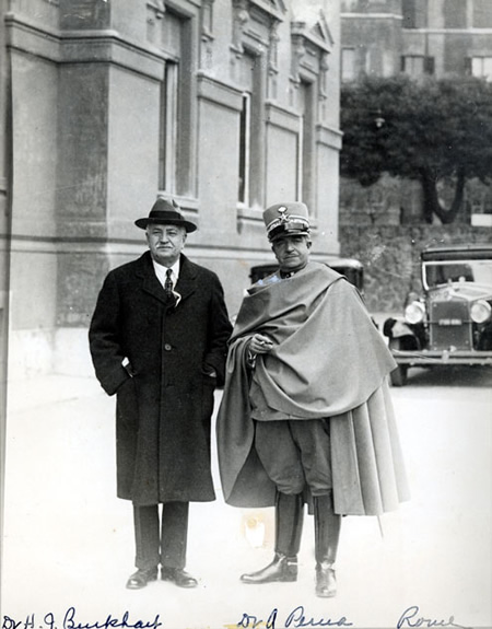 Dr. Harvey Burkhart and Senatore Doctor Amedio Perna