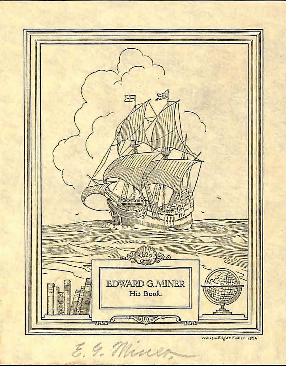 Edward G. Miner bookplate