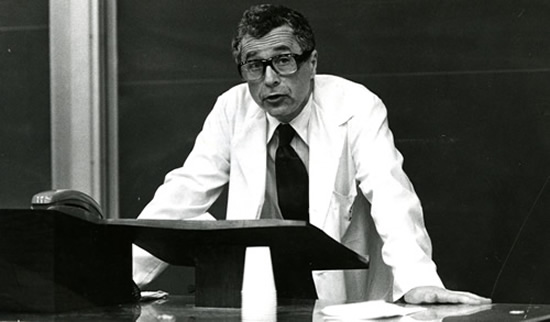 Dr. Thaler lecturing, late 1960s