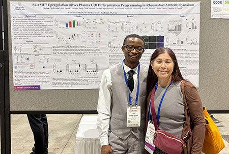 Jabea Cyril Ekabe and Jennifer Anolik present at ACR Convergence 2025