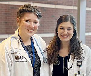 2023 Leddy Fellowship Research Grant recipients Katherine Herman, MD and Karen Kruger, MD