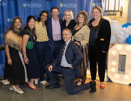 A group of revelers at the Centennial Celebration Gala.