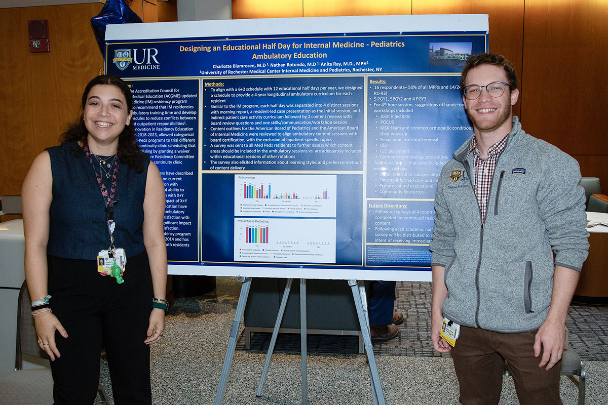 Charlotte Blumrosen, MD and Nathan Rotundo, MD