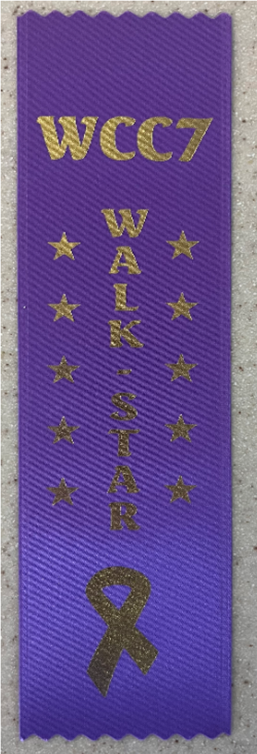 Picture of ribbon: WCC7 Walk Star