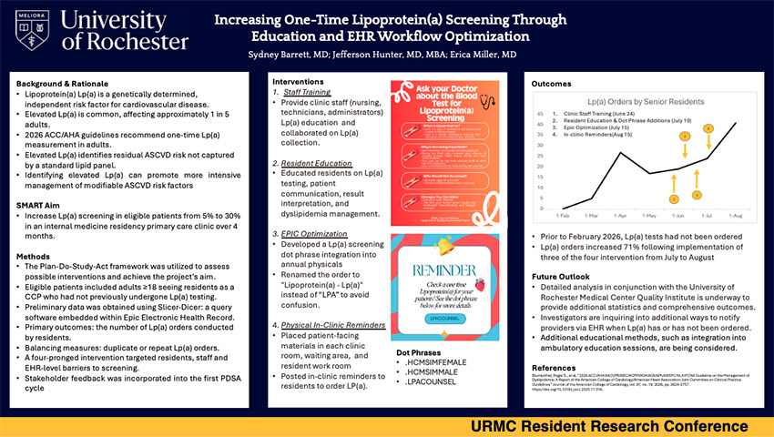 Screen capture of Barrett's poster
