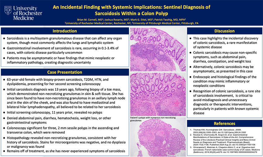 Screen capture of Dr. Cornell's poster
