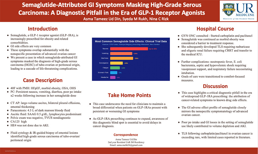 Screen Capture of Dr. Tameez ud din's poster