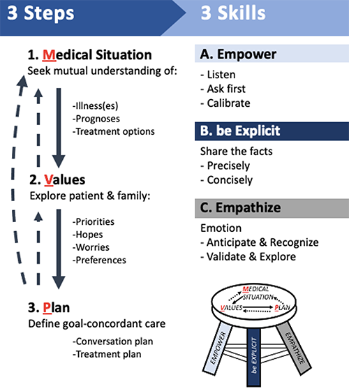 Illustration of MVP Steps and 3E Skills