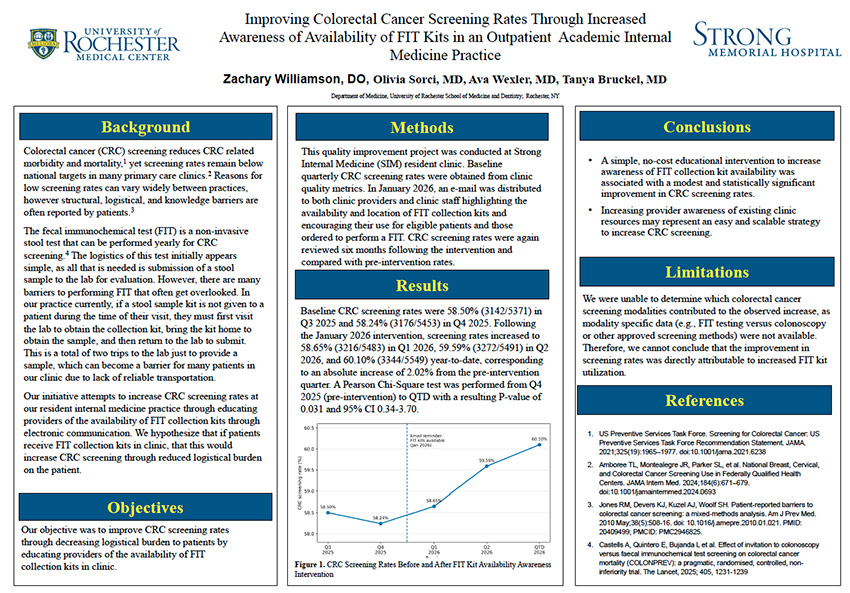 Screen capture of Dr. Williamson's poster