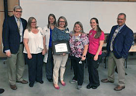 Christine Osborne and HMD faculty