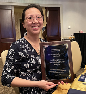 Award for Team Excellence, UR Aging Institute's Age-Friendly Health System Workgroup