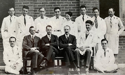 Inaugural Internal Medicine Residency Program class in 1926.