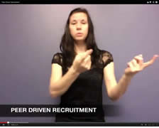 Peer Driven Recruitment Screenshot