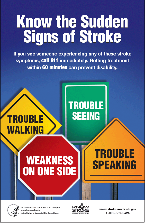 Know the Sudden Signs of Stroke