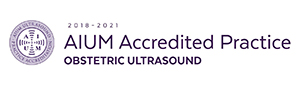 AIUM Accreditation Badge Obstetric Ultrasound