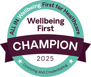 Wellbeing First Champion 2025 Badge
