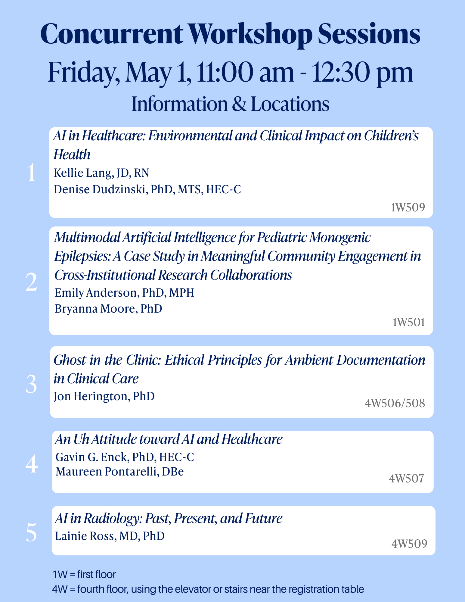 Flyer for the workshops at the 2026 conference