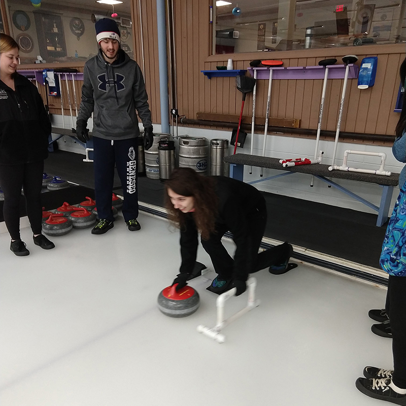 End of Enrollment Celebration – Curling – Brooke