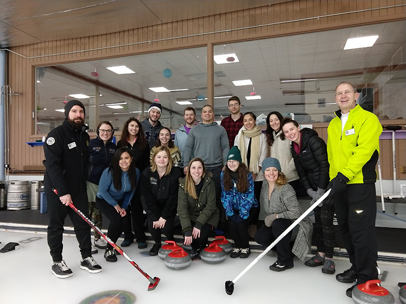 End of Enrollment Celebration – Curling – Team & Instructors