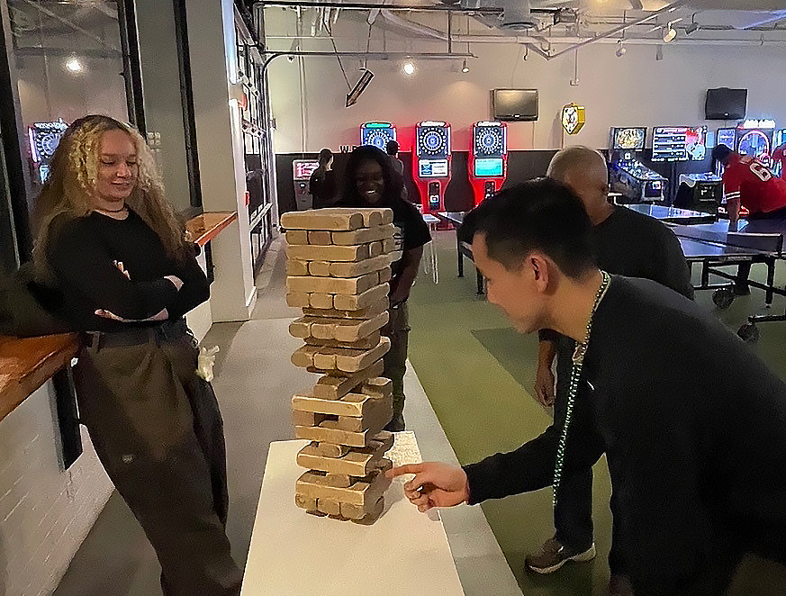 Team building event at Radio Social