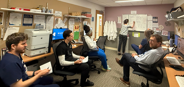 Attending individualized non-clinical elective