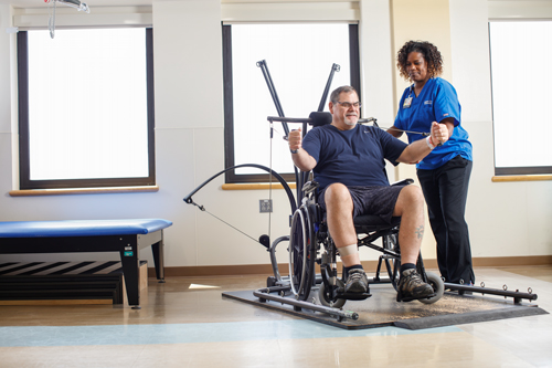 rehab in wheelchair