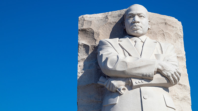 MLK Jr statue