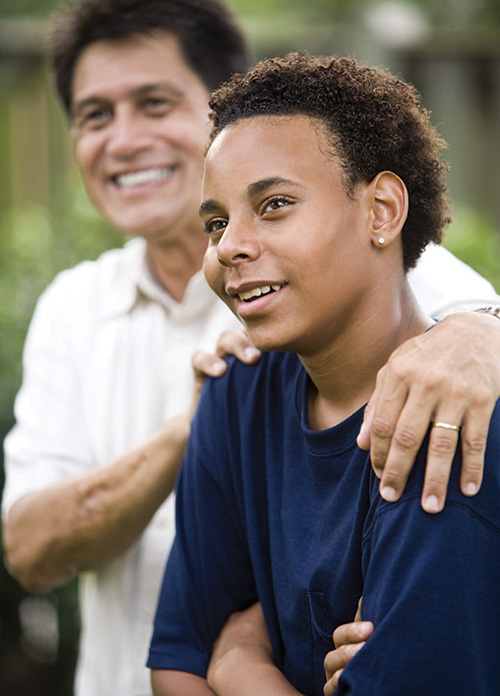father and son